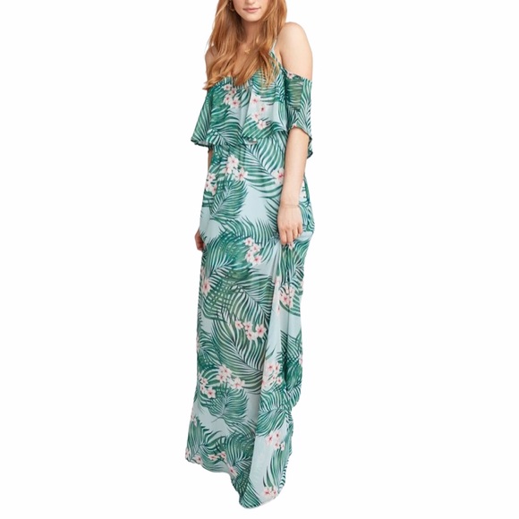 BOGO Show Me Your Mumu Caitlin Maxi Hanalei Dream Palm Print Dress Medium 6 8 - Picture 9 of 9
